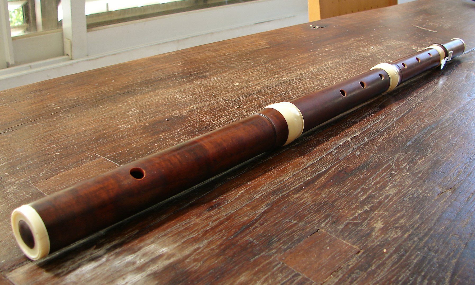 baroque wooden flute