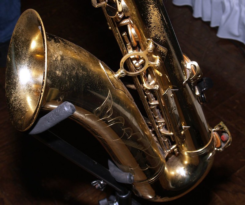 Used saxophone with light wear